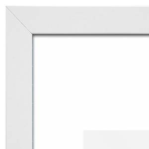 Cadre photo moderne Matière plastique / MDF - 61 x 91,5 cm - Blanc