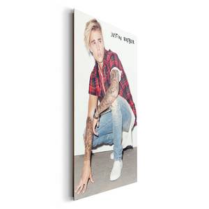 Afbeelding Justin Bieber II papier/MDF - meerdere kleuren