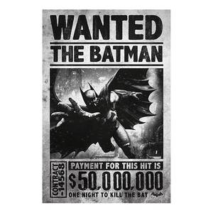 Tableau déco Batman Arkham Papier / MDF - Noir