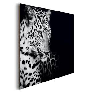 Afbeelding Leopard papier/MDF - zwart