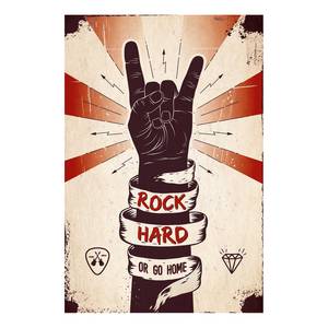 Tableau déco Rock Papier / MDF - Marron