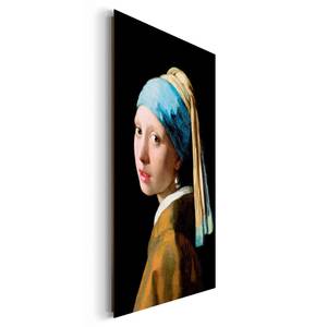 Tableau déco Jan Vermeer I Papier / MDF - Multicolore