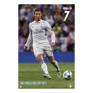 Bild Cristiano Ronaldo 15/16 II Papier / MDF - Mehrfarbig