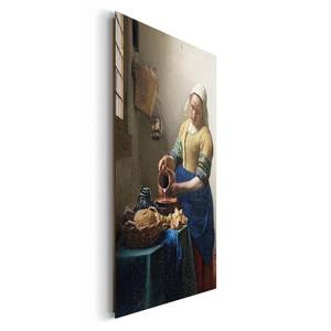 Tableau déco Jan Vermeer II Papier / MDF - Bleu