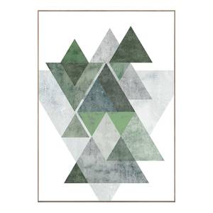 Afbeelding Geometric papier/MDF - groen