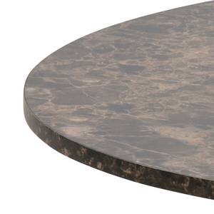 Table basse Borgloon Imitation marbre marron