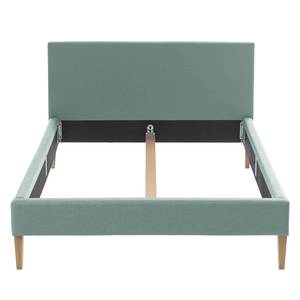 Gestoffeerd bed Nowra Geweven stof - Lichtblauw - 180 x 200cm