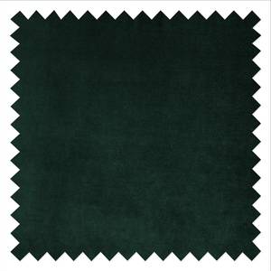 Letto imbottito Limmer Tessuto effetto velluto - Verde palude - 160 x 200cm