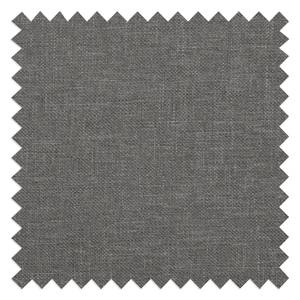 Polsterbett Nowra Webstoff - Grau - 180 x 200cm