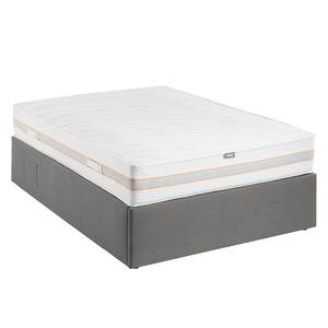 Gestoffeerd bed EL Ancor Geweven stof - Grijs - 140 x 200cm