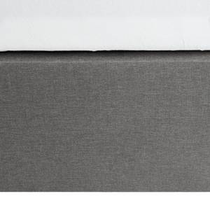 Polsterbett El Ancor Webstoff - Grau - 160 x 200cm