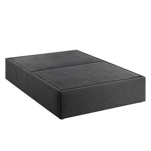 Gestoffeerd bed EL Ancor Geweven stof - Antraciet - 180 x 200cm