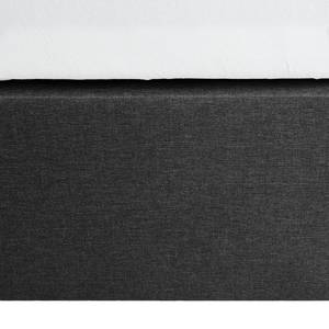 Gestoffeerd bed EL Ancor Geweven stof - Antraciet - 160 x 200cm