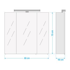 Armoire de toilette Niko II - Éclairage - Blanc