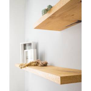 Wandplank Tenabo fineer van echt hout - knoestig eikenhout - Breedte: 120 cm