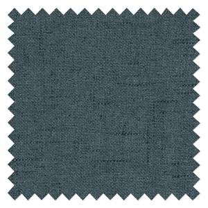 Chaise longue Hillarys II geweven stof - Blauw grijs - Breedte: 110 cm - Armleuning vooraanzicht rechts