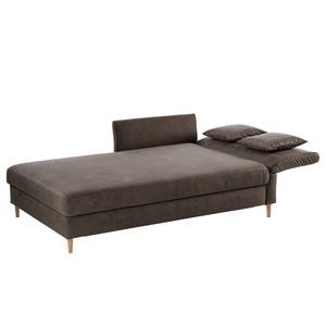 Recamiere Hillarys III Antiklederlook - Kaffeebraun - Breite: 110 cm - Ausrichtung rechts