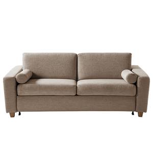 Schlafsofa Lierde II Webstoff - Cappuccino - Breite: 202 cm