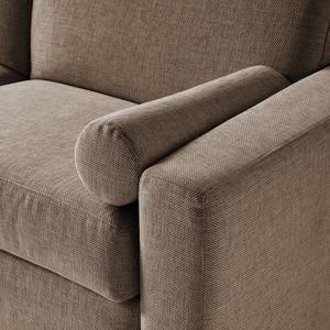 Schlafsofa Lierde II Webstoff - Cappuccino - Breite: 202 cm