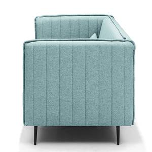 Sofa Gatton (3-Sitzer) Webstoff - Eisblau