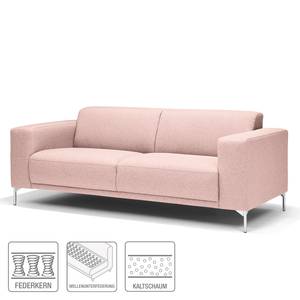 Sofa Stunz (2,5-Sitzer) Webstoff - Babyrosa