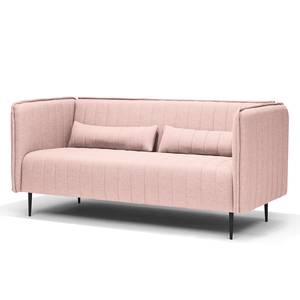 Sofa Gatton (3-Sitzer) Webstoff - Babyrosa