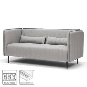 Sofa Gatton (3-Sitzer) Webstoff - Grau