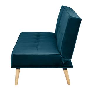 Schlafsofa Bardon Samt - Marineblau