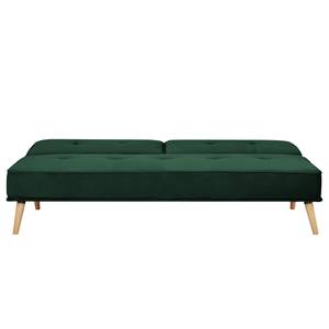 Divano letto Bardon velluto - Verde antico