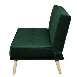 Divano letto Bardon velluto - Verde antico