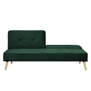 Divano letto Bardon velluto - Verde antico