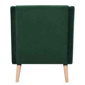 Fauteuil Buxin I fluweel - Antiek groen