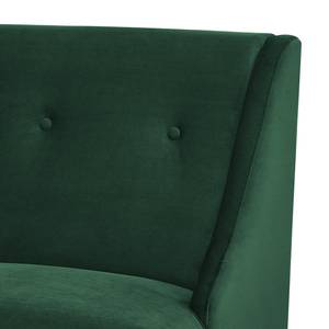 Fauteuil Buxin I fluweel - Antiek groen