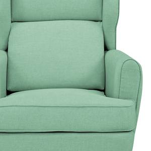 Fauteuil bergère Boddin Tissu - Tissu Nims: Gris menthe