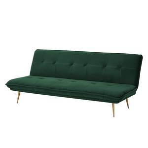 Divano letto Timbo velluto - Verde antico