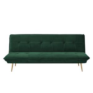 Divano letto Timbo velluto - Verde antico