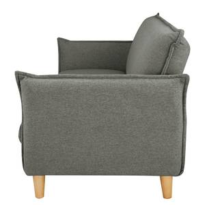 Divano letto Statesville II Tessuto - Grigio scuro