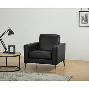 Fauteuil Crove Imitation cuir - Noir