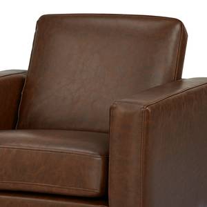 Fauteuil Crove Imitation cuir - Marron