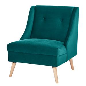 Fauteuil Buxin I Velours - Turquoise