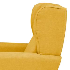 Fauteuil bergère Boddin Tissu - Tissu Nims: Jaune moutarde