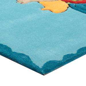 Kinderteppich Honolulu Webstoff - Türkis - 80 x 150 cm