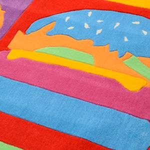 Tapis Menorca Burger Tissu - Multicolore - 120 x 180 cm