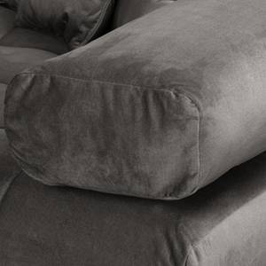 Big-Sofa Naomi Samt Onoli: Rauchgrau