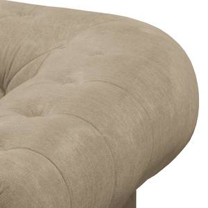 Ecksofa Torquay III Microfaser - Cappuccino - Ottomane davorstehend links