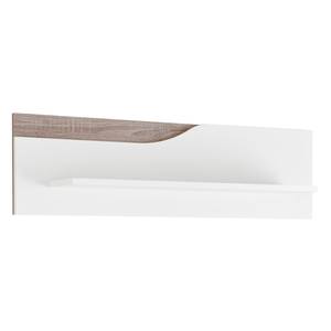 Wandplank Mara Wit/truffelkleurig