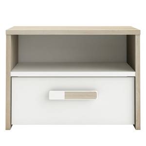 Table de chevet Switch Marron / Blanc - Marron