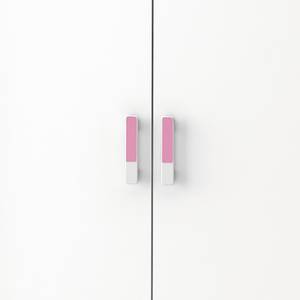 Kleiderschrank Switch Weiß / Blau / Rosa - Weiß