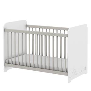 Babybed Mistigri wit/grijs