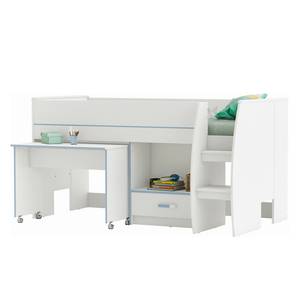 Kombi-Kinderbett Switch Weiß - Weiß - 90 x 190cm